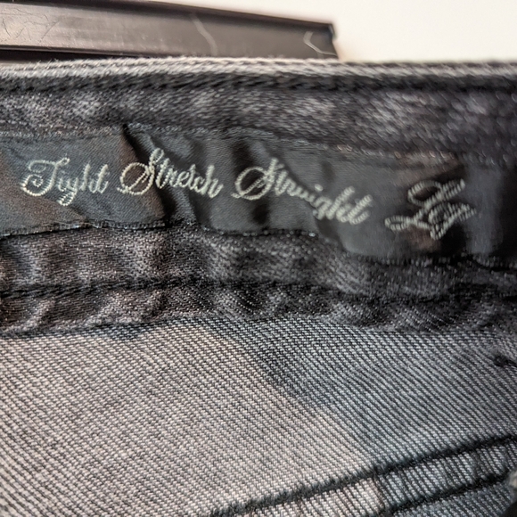 Obey Propoganda "Fight Stretch Straight Leg" Black Jeans - Picture 4 of 7